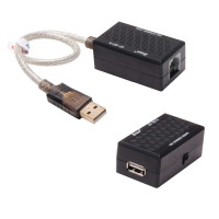 Удлинитель USB 2.0 по витой паре 60m Dtech DT-5015