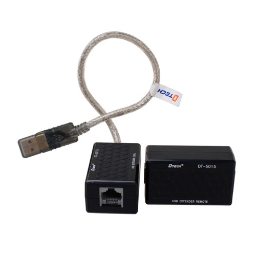 Подовжувач USB 2.0 по крученій парі 60m Dtech DT-5015