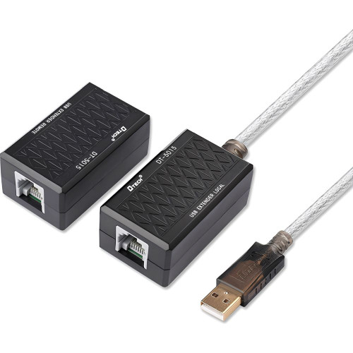 Подовжувач USB 2.0 по крученій парі 60m Dtech DT-5015