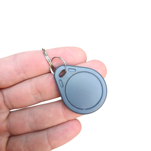 Перезаписуваний EM-Marine RFID брелок RW GRAY